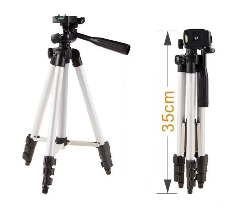 hot new Classic Lightweight Portable Aluminum Camera Tripod 3110, Ring Light with Tripod Stand