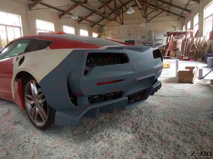Zart Wide Bodykit For Chevrolet Corvette C7 Wide Tuning Body Kit For
