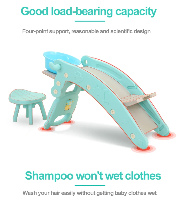 Feelkids Hot Sale Durable Eco-Friendly Reclining Adjustable Plastic Shampoo Chairs for Kids Living Room Use manufacture