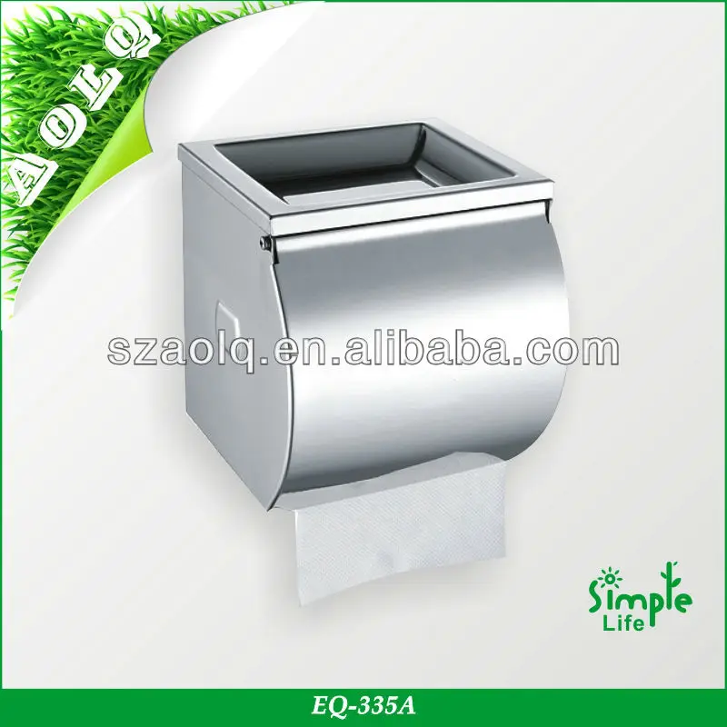 Stainless Steel Paper Dispenser Recessed Toilet Paper Holder Kitchen