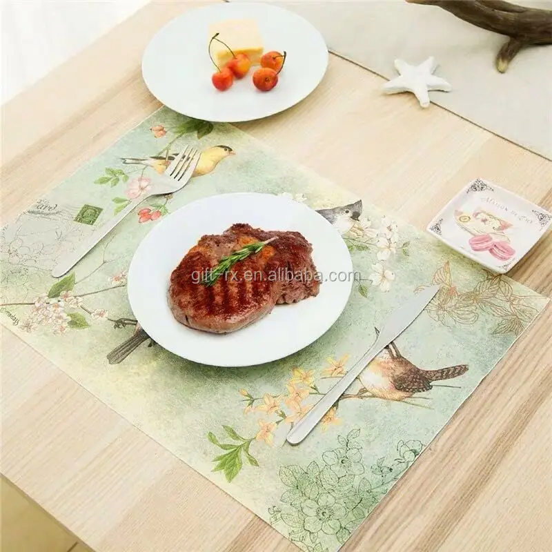 Customized Disposable Recycled Paper Placemats/table Mat For Restaurant Buy Disposable