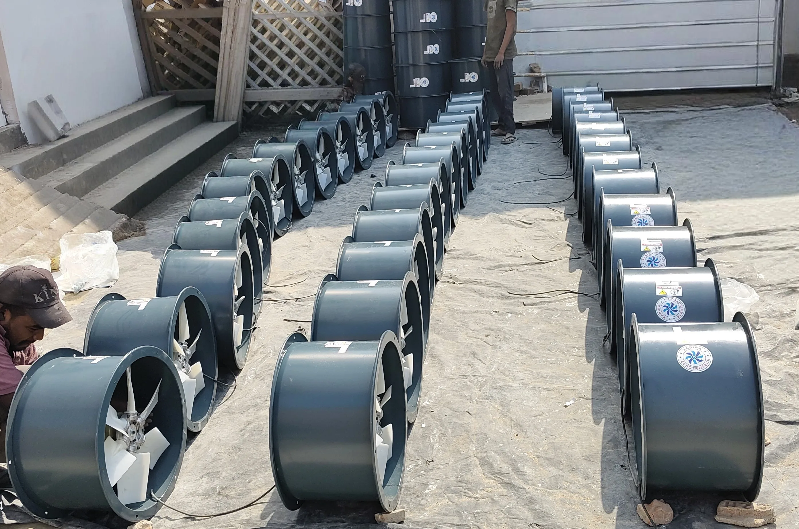 Axial Flow Duct Fan, 1200mm, Aluminium - detail 12