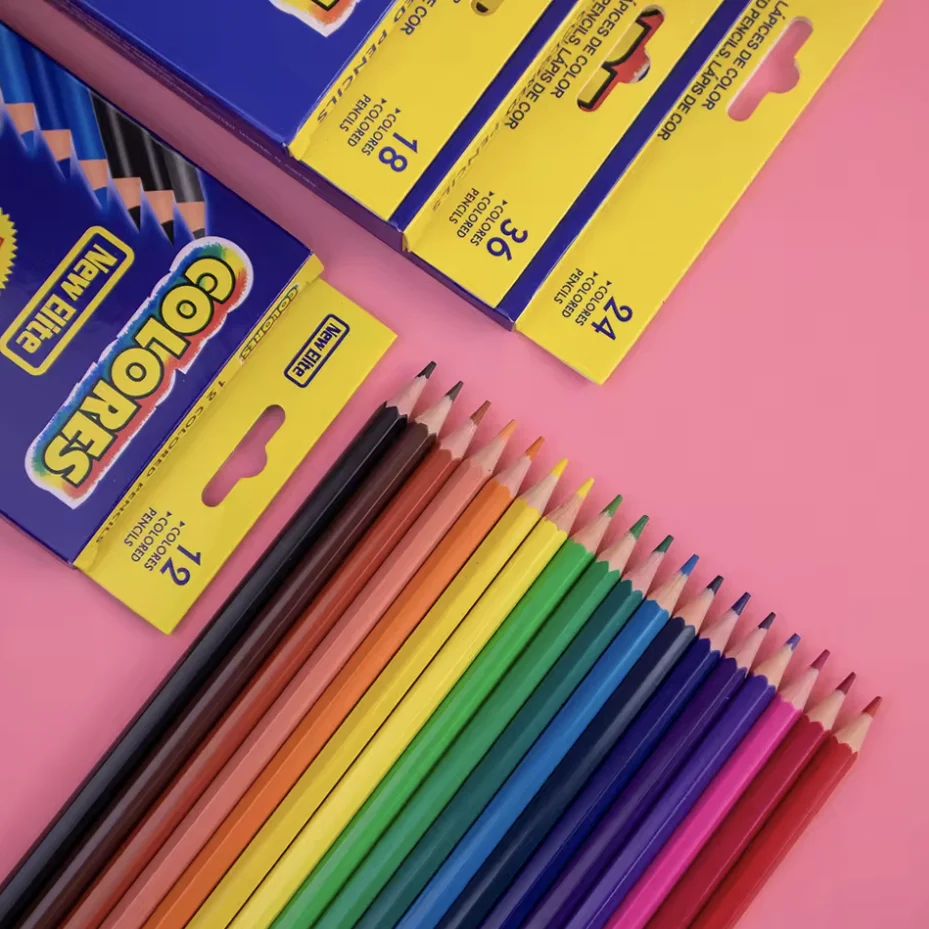 Set di matite colorate per bambini atossiche in legno_voghion.com