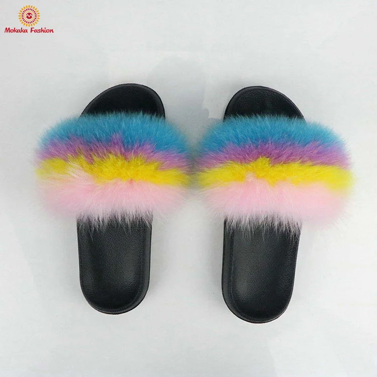 womens fur slippers