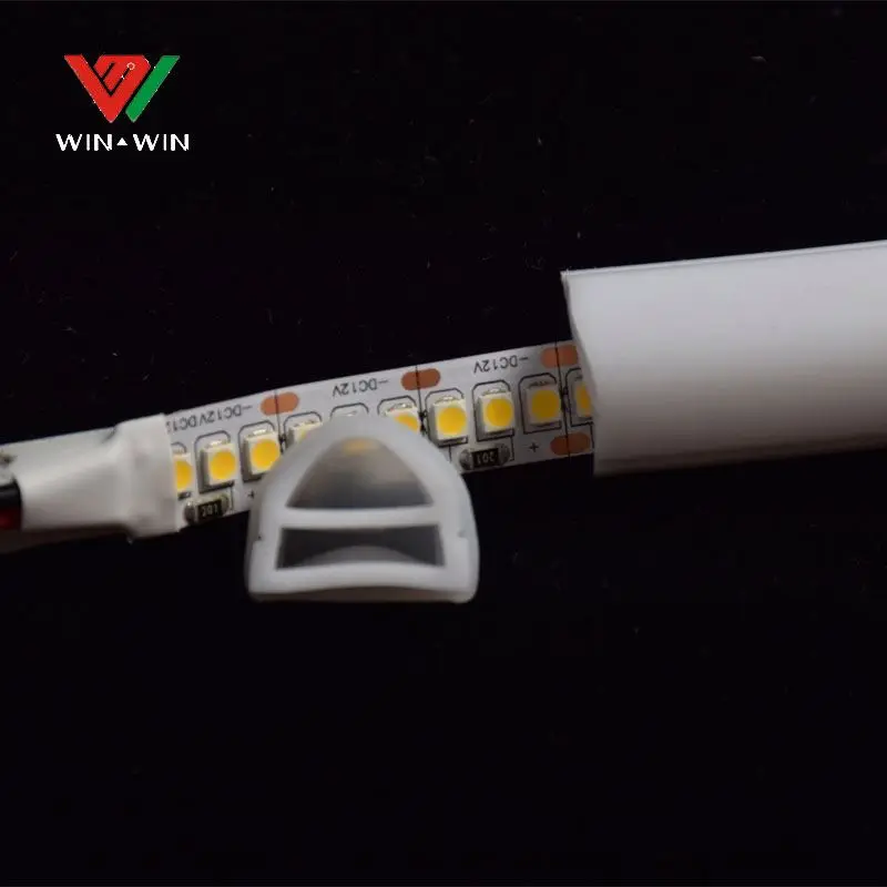 high temperature resistant and Flame retarda flexible silicone tubes for LED strip ROHS