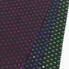 Keqiao textiles custom knit polyester big sequin stretch fabric iridescent
