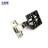OEM custom plastic pad auto close hinges adjustable self closing furniture stainless steel hydraulic cabinet hinge