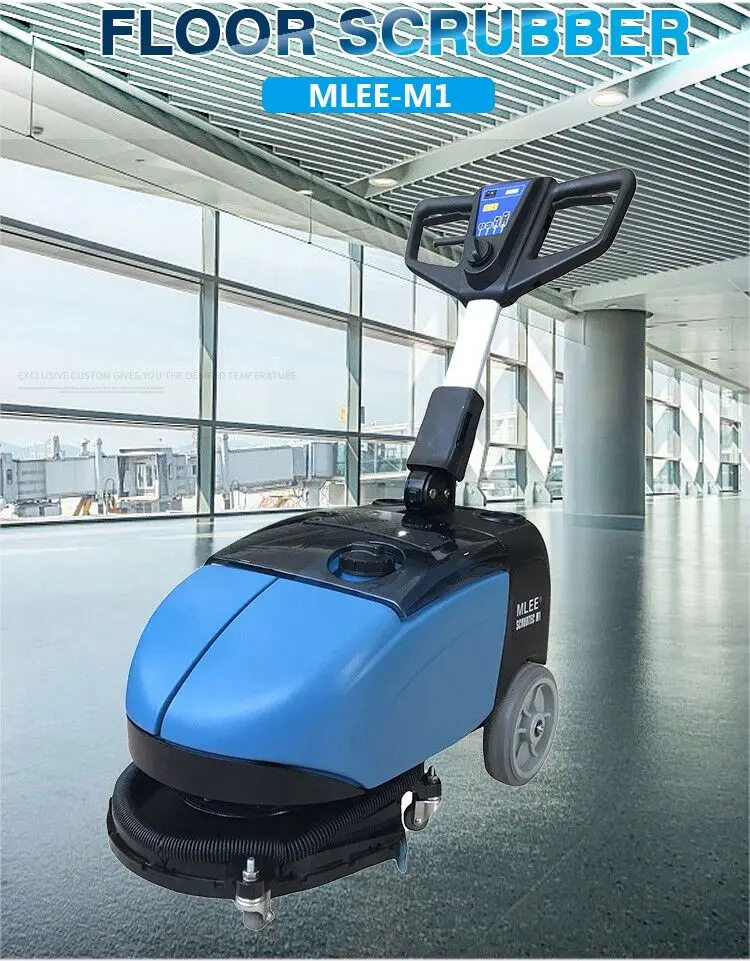 Mleem1 Lithium Battery Mini Floor Cleaning Home Office Marble Ceramics Concrete Small Floor