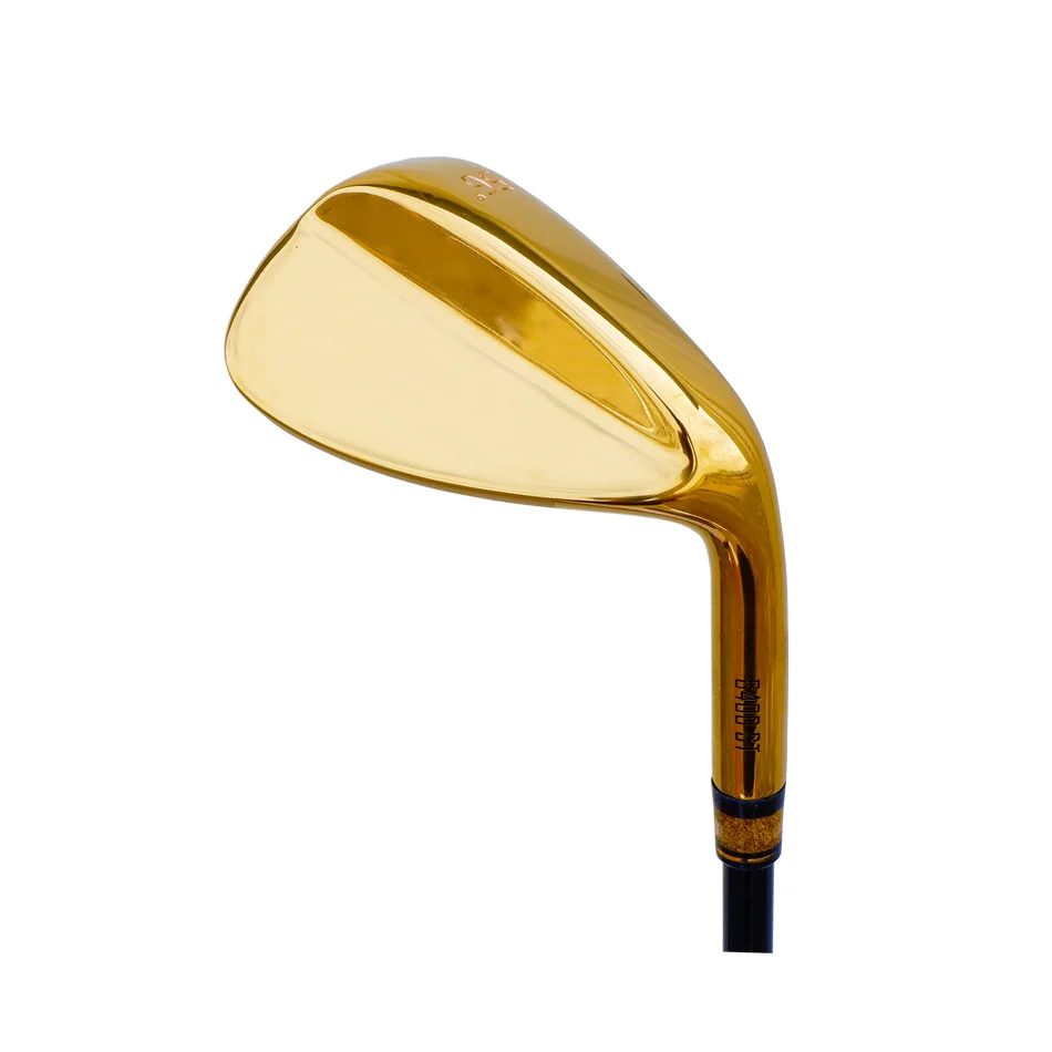 Quality Casting Gold Spin Custom Wedge Head Golf Club