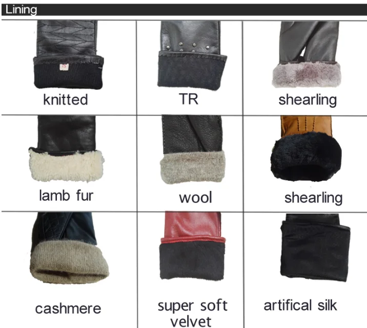 Manufacturer customized leather gloves in russia