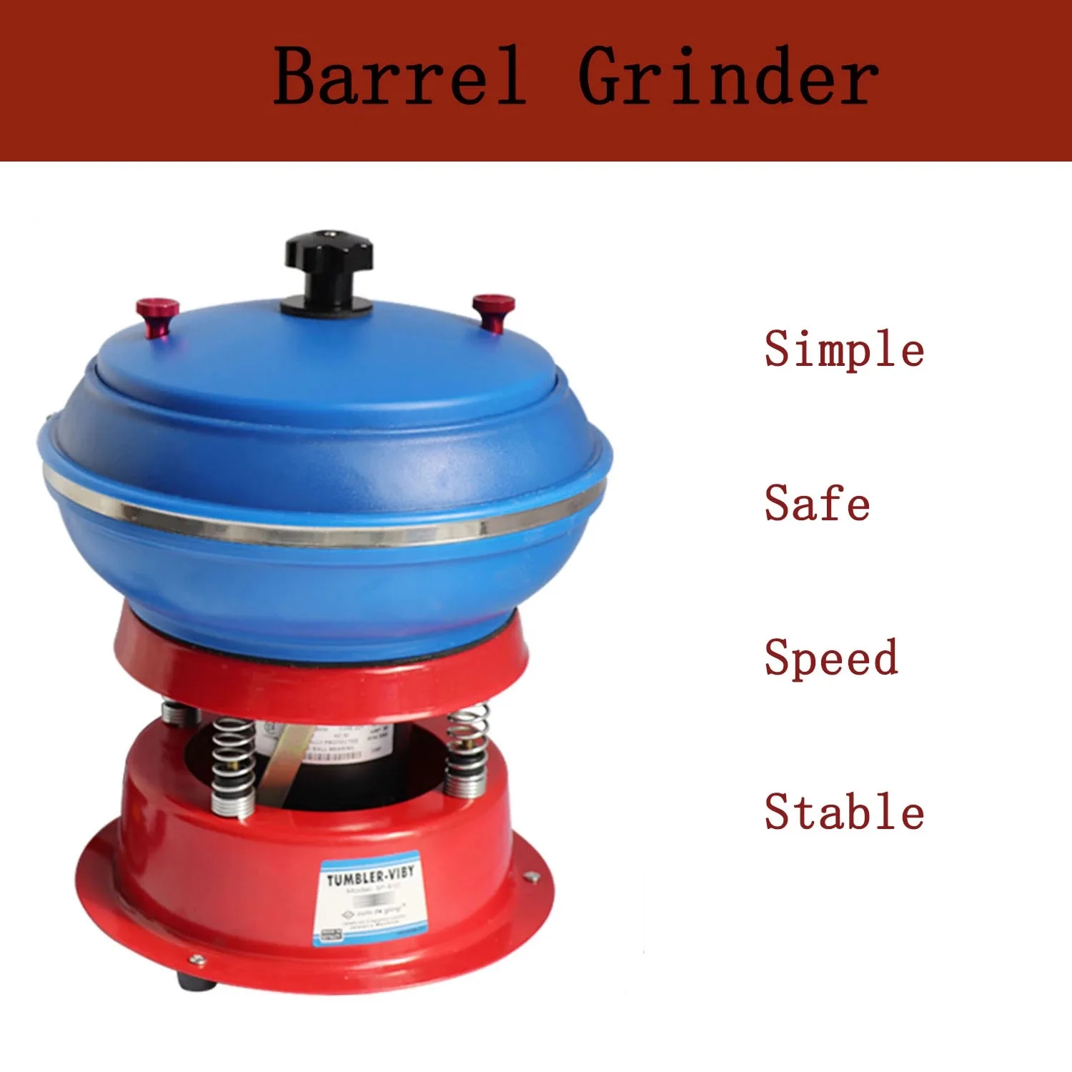 Jewelry Vibrating Tumbler Tumbling Polishing Machine Vibration Grinding