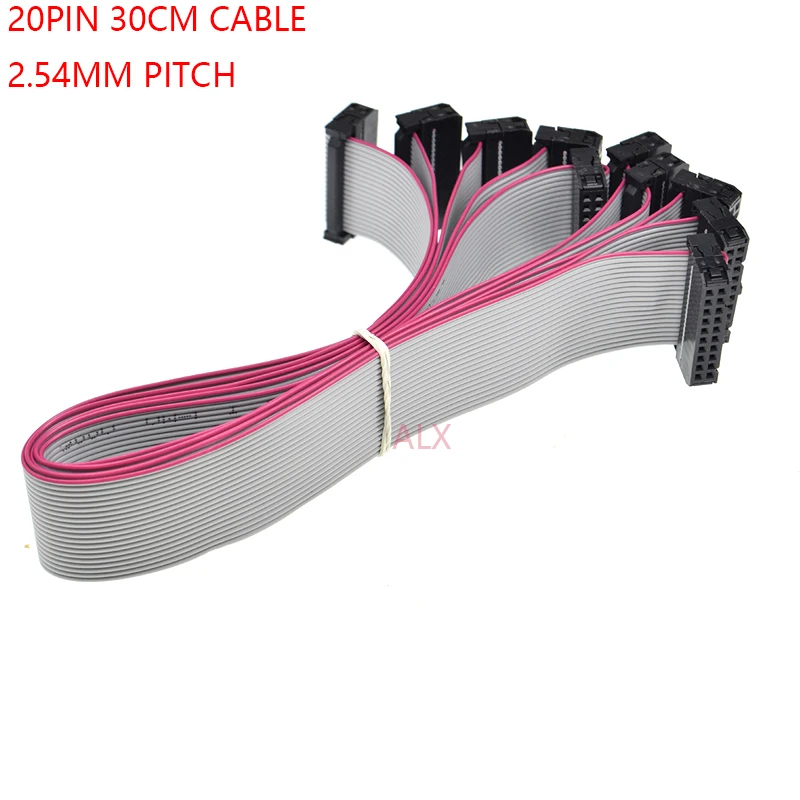 Fc-20p 30CM 2.54MM Pitch JTAG AVR ISP DOWNLOAD CABLE 20P