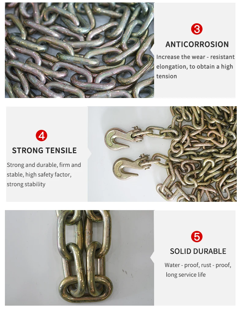 Bohu Lashing Chains Tow Truck Chains Tow Chain Emergency Tools Buy