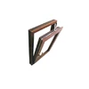 Topwindow Customized Thermal Break Residential Use Double Glazing With Grill Design White Aluminum Awning Window Prices