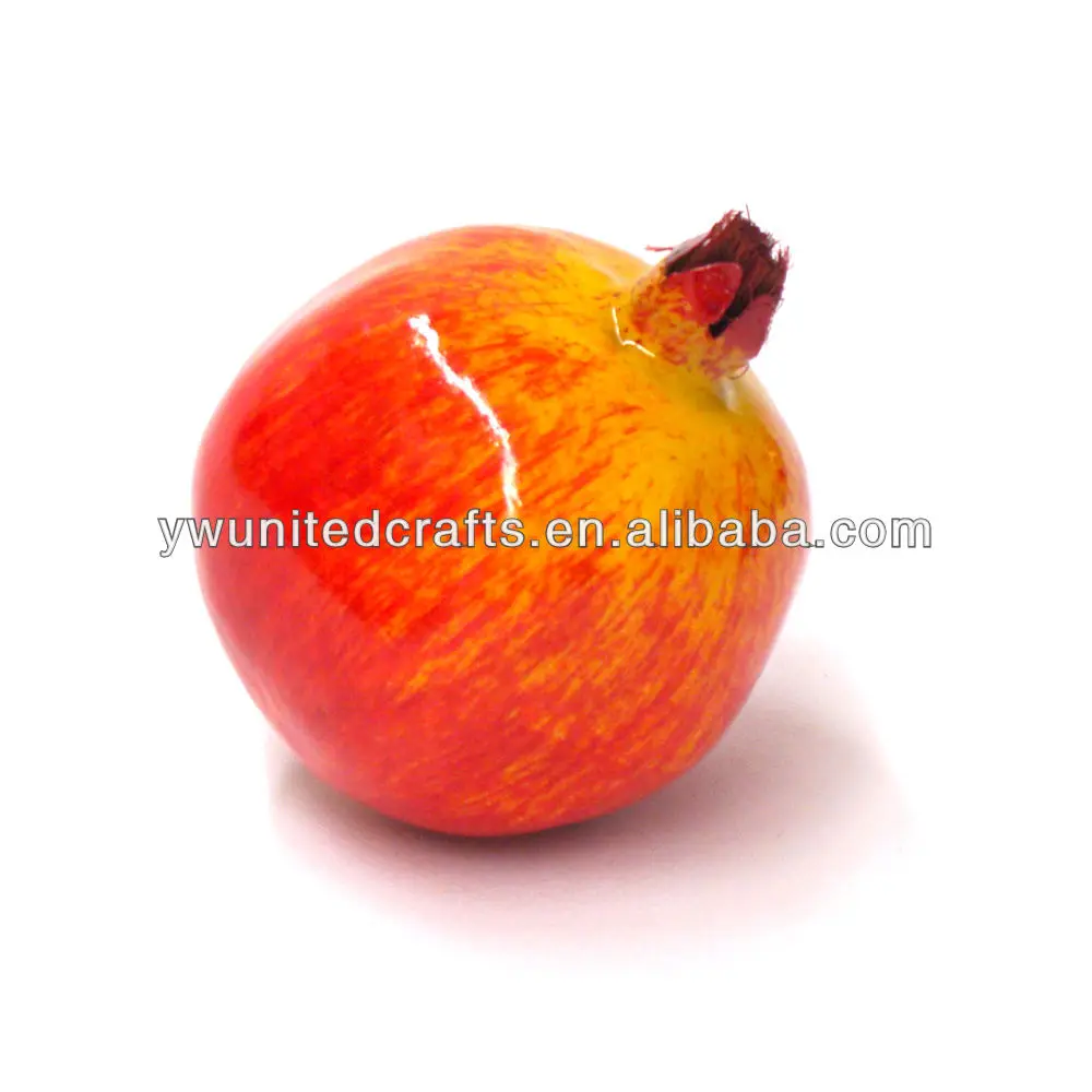 Plastic Decorative Fruit Red Pomegranates Artificial Pomegranate Medium 