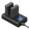 Kingma Rechargeable Lithium EN-EL9 Camera Battery With Micro Usb Dual Charger Kit For Nikon D40 D40X D3000 D5000 Camera