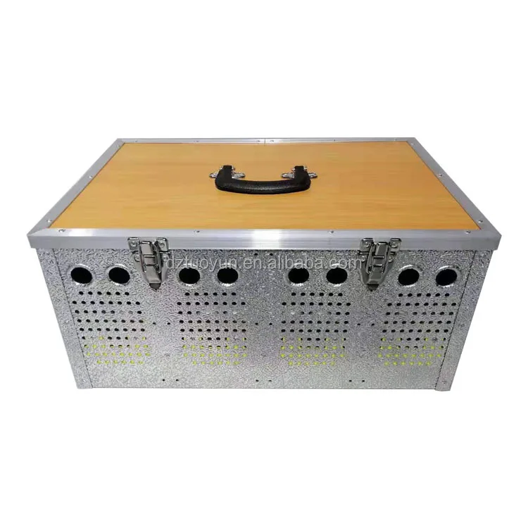 Tuoyun Best Sell Plastic Chicken Crates Transportation Metal Pigeon