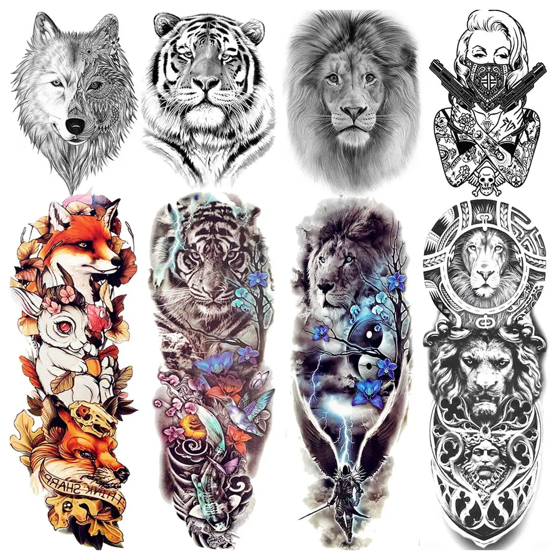 Wholesale Custom Temporary Tattoo Sticker Buy 3d Semi Permanent Body Tatoo Sticker Fake Printer 6653