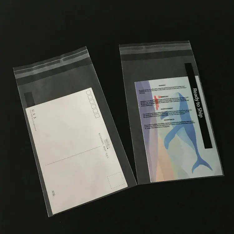 Customized Transparent Self Seal Adhesive Opp Plastic Packaging Bags For Candy Garment Stationery Consumer Electronics Packing details