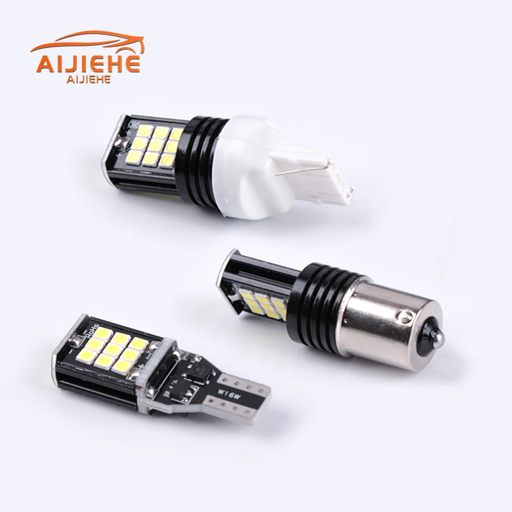 Factory Outlet 12v 24v white amber red canbus w16w 921 t15 automotive led parking lamp bulb