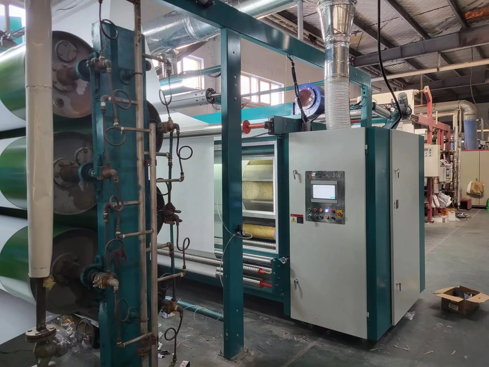 Vertical Peaching Machine for Cotton & Knitted Fabrics