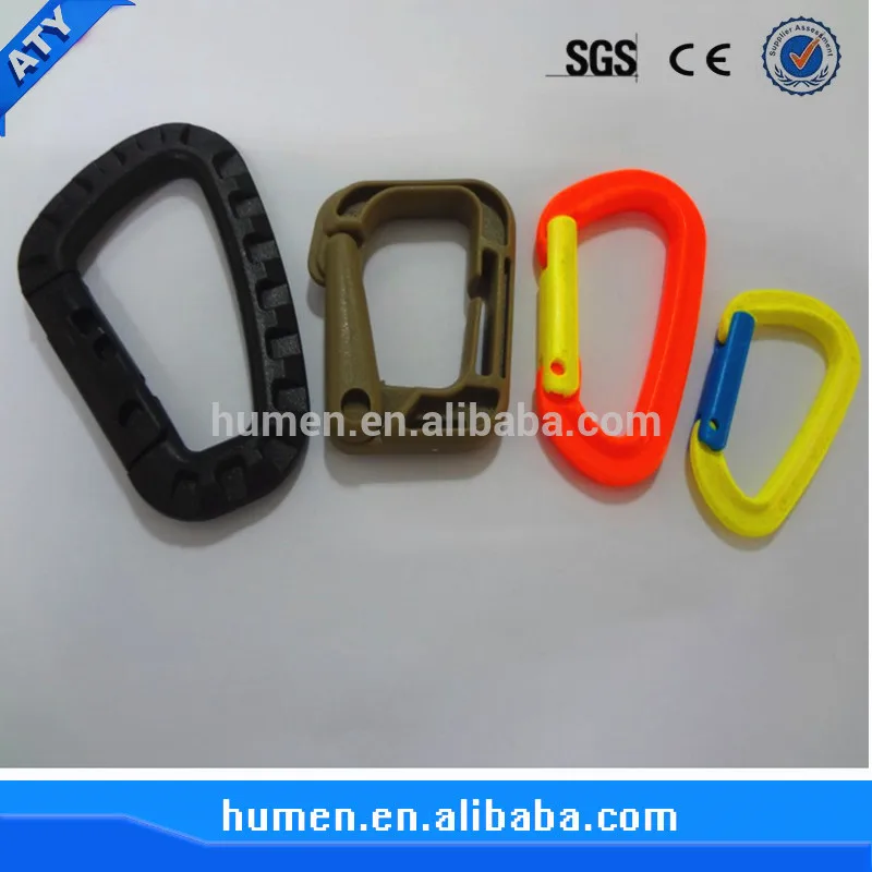 Plastic Climbing Carabiner,Plastic Carabiner Hook Clips,Swivel