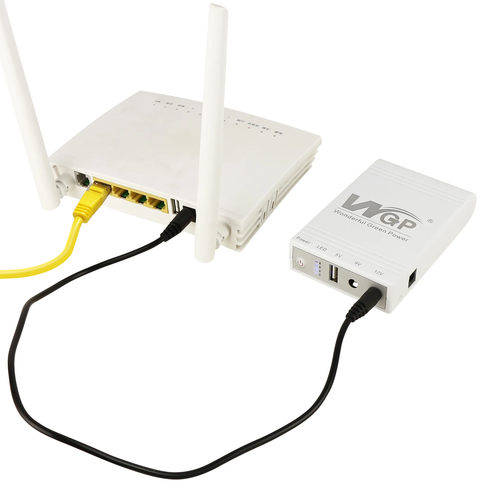 WGP Mini UPS 10400mAh 12V - Reliable UPS Power Supply for WiFi