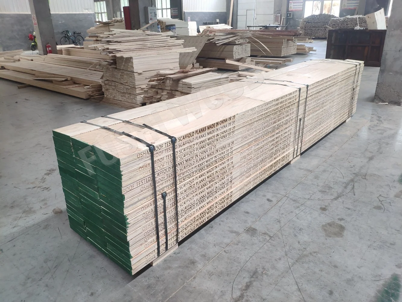 wood scaffold plank width