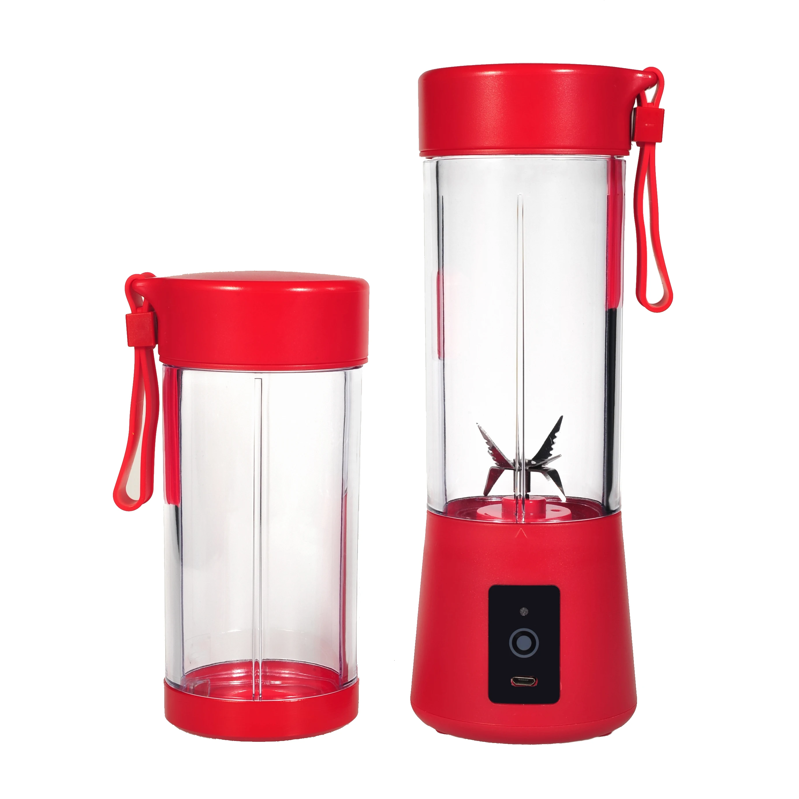 Free Sample 400ml Portable Smoothie Blender 6 Blades Hand Juice Type C Rechargeable Food Mixers