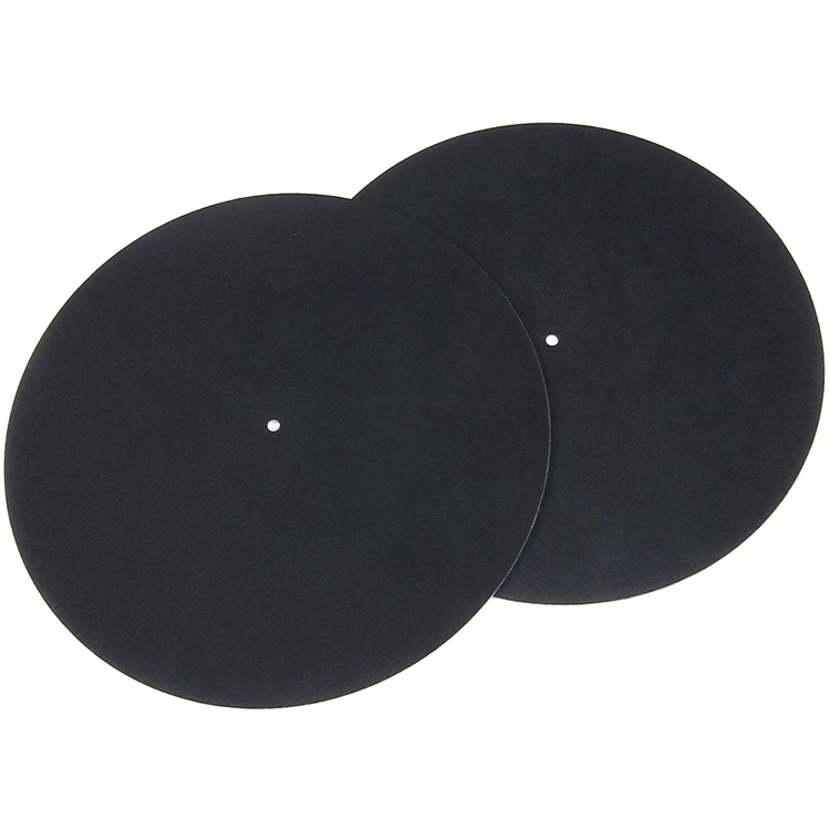 Wholesale Custom Printed Round Felt Turntable Slipmat For Vinyl Record