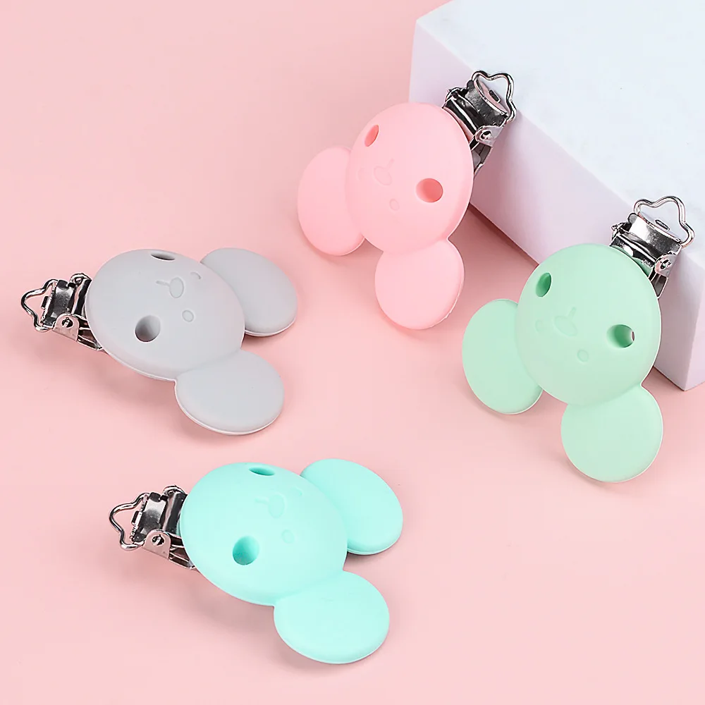 New Silicone Pacifier Clip Antidrop Baby Pacifier Clip Silicone Baby