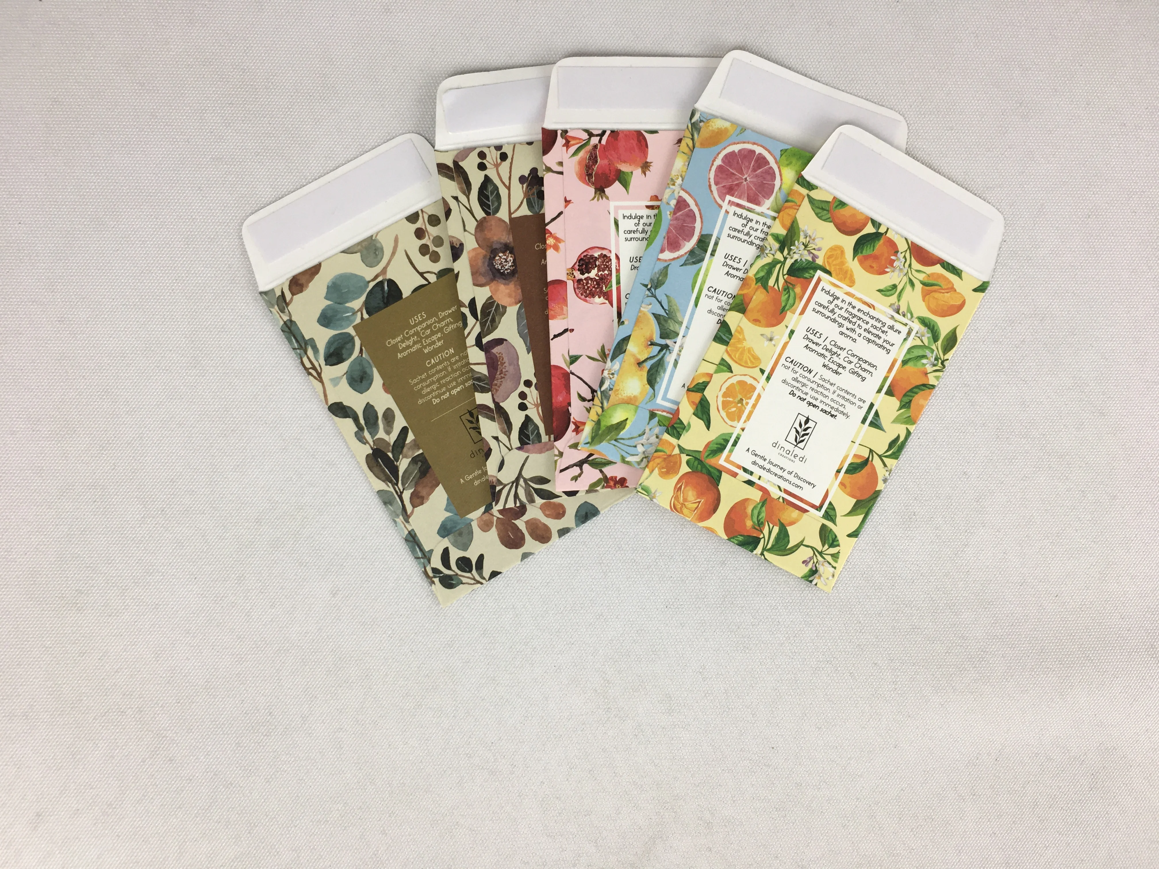 Custom Logo Luxury European Elegant Envelope Scented Sachet Bags