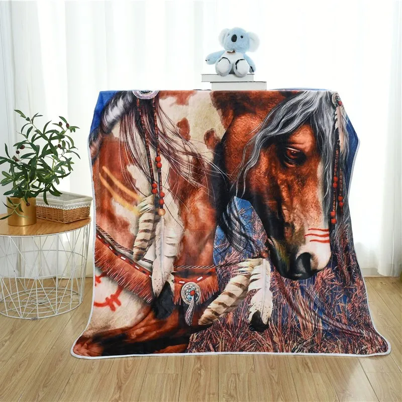 Customized Sublimation Blanket Digital Print Flannel Blanket Photo