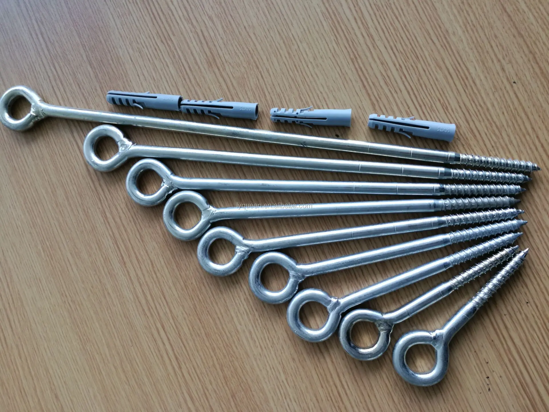 Scaffolding Restraint Screw Anchor Eye Bolts Fixings 12mm And Ring