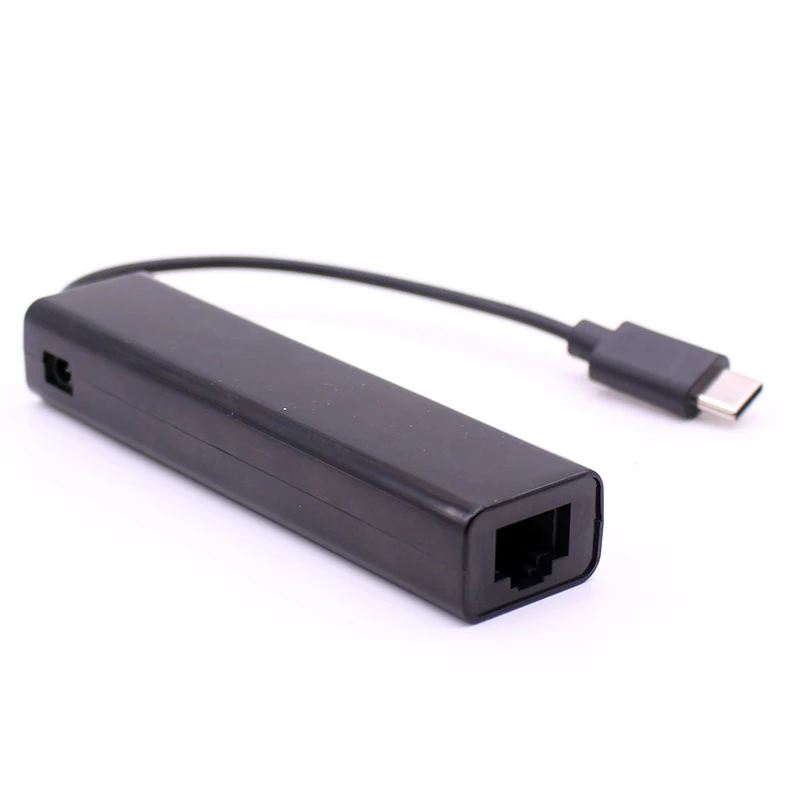 Type C To Ethernet Adapter With 3 Port Usb Hub 2.0 Rj45 Lan Network ...