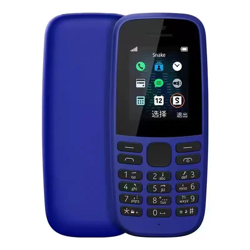 Bulk-packaged 4G feature phones on pallet, labeled with LTE band specs