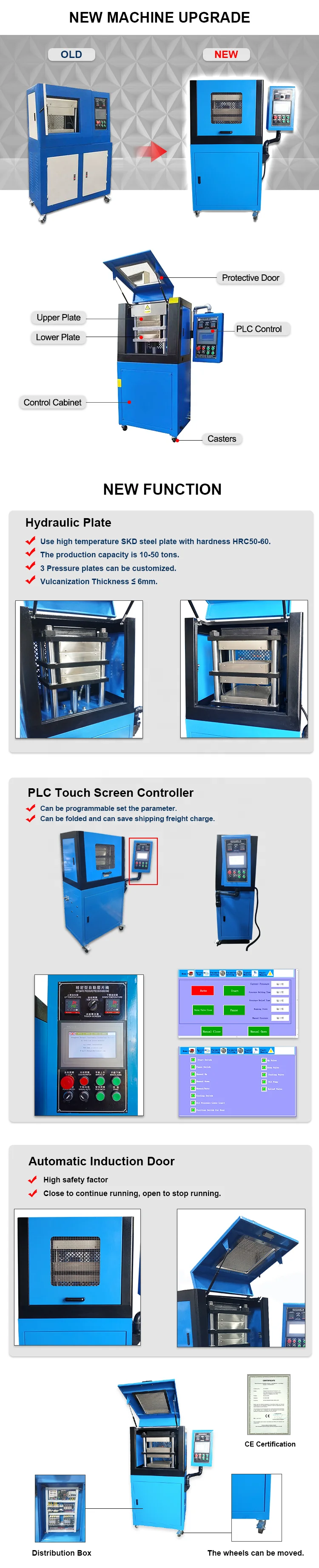 rubber vulcanizing machine