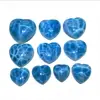 Larimar Irregular Heart Shape Cabochon Gemstone for Jewelry