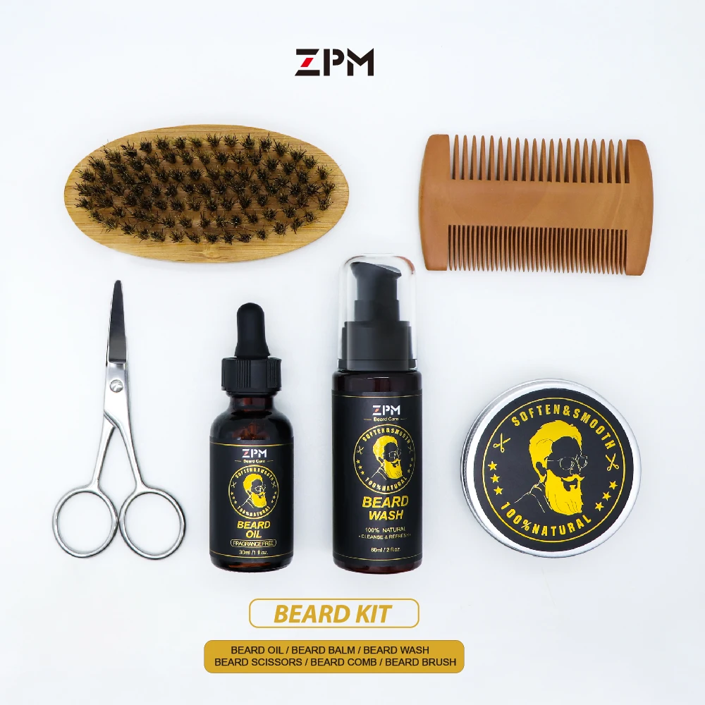 Beard Kit For Men Grooming Gift Set Care,Natural Mustache Oil Beard