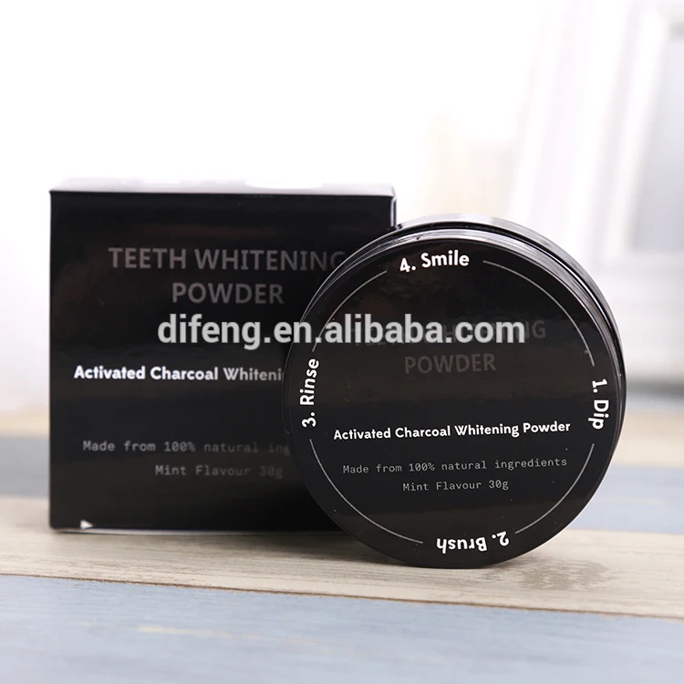 Teeth Whitening kit Charcoal Powder Natura certified
