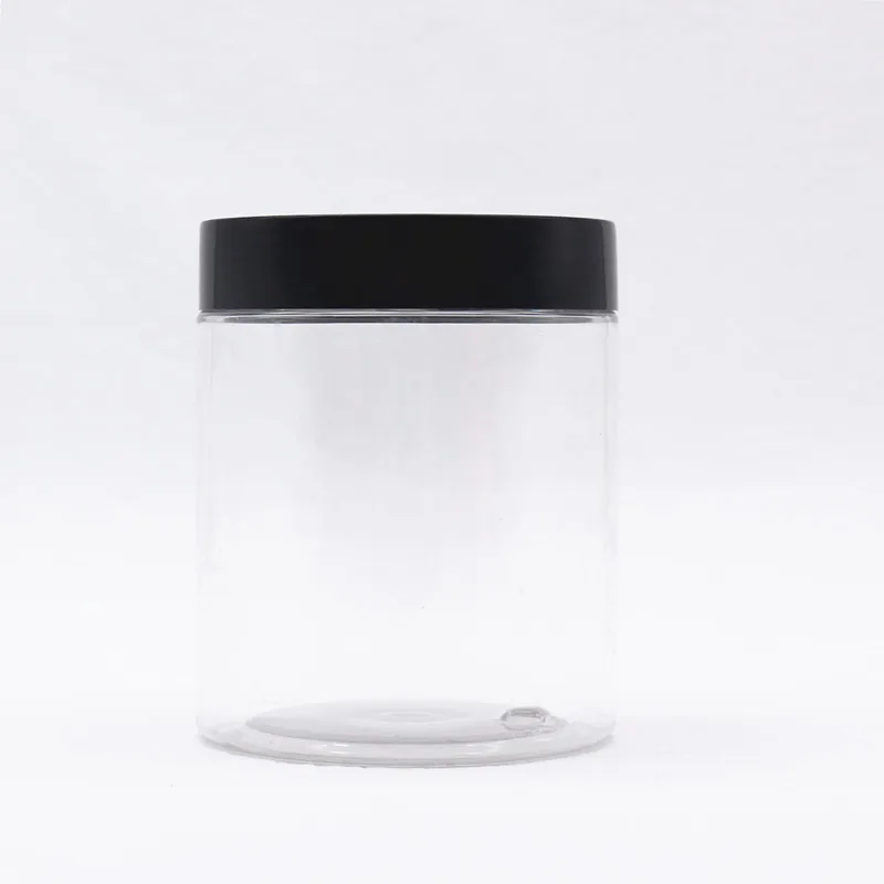 12 Stück 30ml Runde Kosmetikgläser - Klare Kunststoff-Behälter Mit Schraubdeckel (weiß/schwarz) Für Cremes, Make-up, DIY