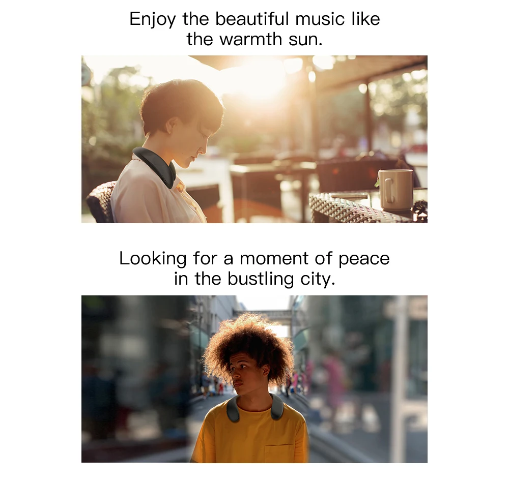 Bluedio HS Professional Portable Powerful Bass Wireless Speakers Neckband Speaker Microphone With Bass FM Radio SD card Slot - ANKUX.COM