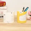 Manufacturers custom simple office creative advertising multi-function pen holder desk calendar
