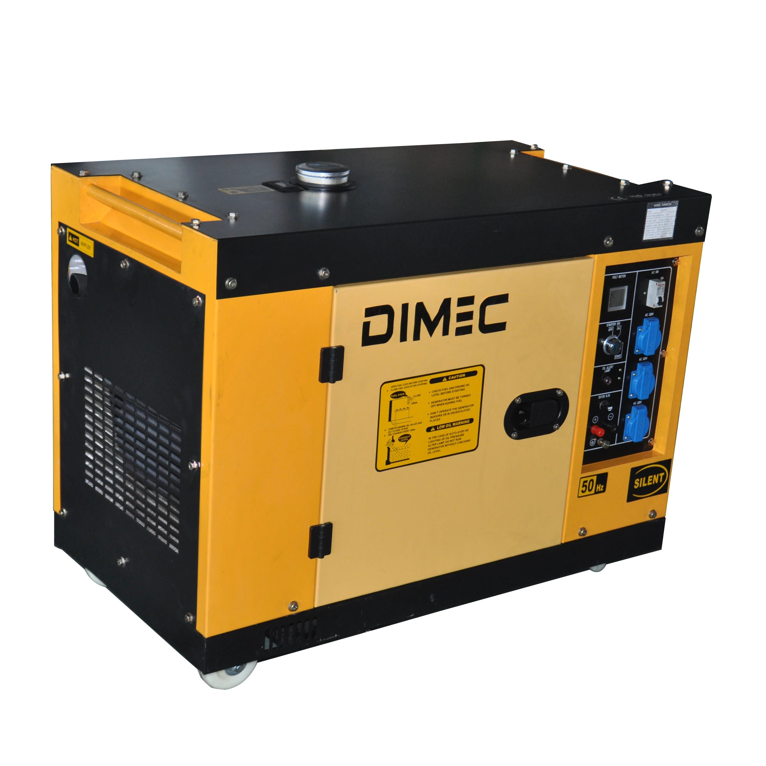 Pme8000se 6kw Soundproof Diesel Generator Silent 1 Or 3 Phase Buy 6kw