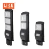 Waterproof IP65 LikeTech AXE All in One Solar Street Light 60W Auto Lighting System with Remote Controller