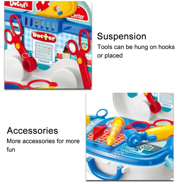 Juguete De Cocina 2 In 1 Suitcase Baby Toy Kitchen Toys Pretend Play