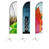 2019 New Arrival Display Custom Double Sided Teardrop Beach Flag For Sale