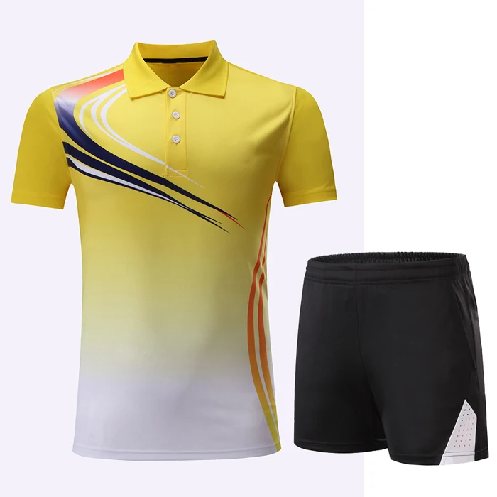 New Coming Design Sportswear Table Tennis Wear Sets Custom Your Own Team Table Tennis Jersey Uniform Kit