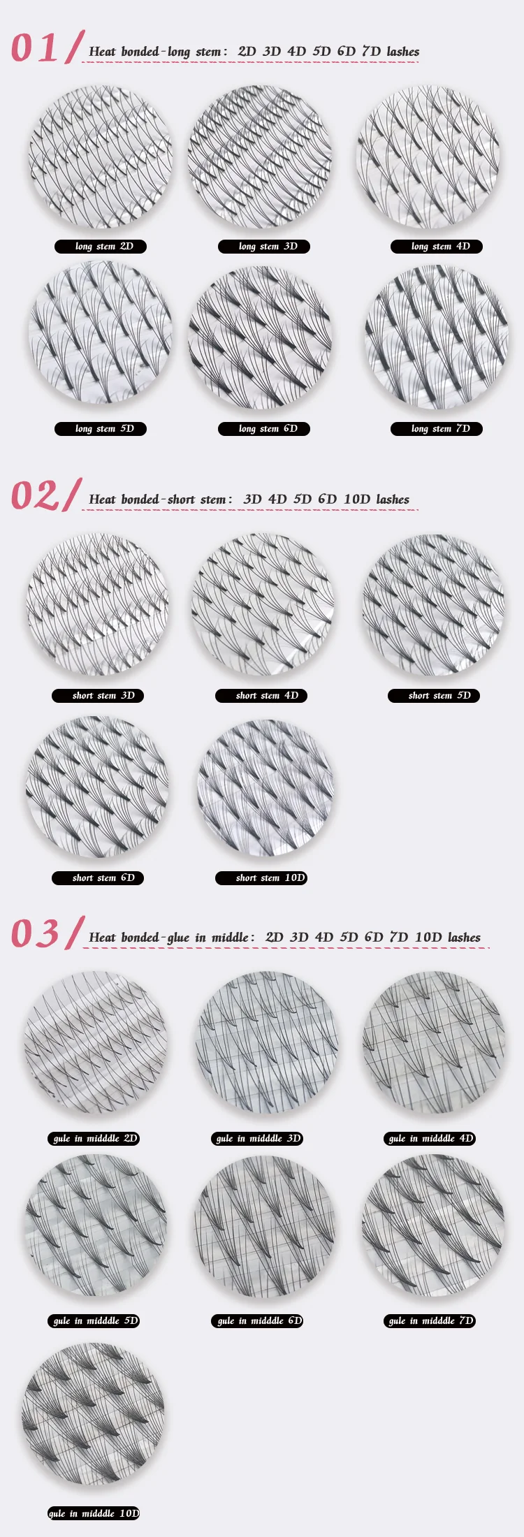 Seashine Large custom eyelash box premade volume fans lash private label eyelashes extensions