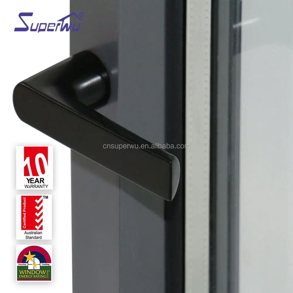 Aluminum double glazed casement window Soundproof Australia standard AS 2047